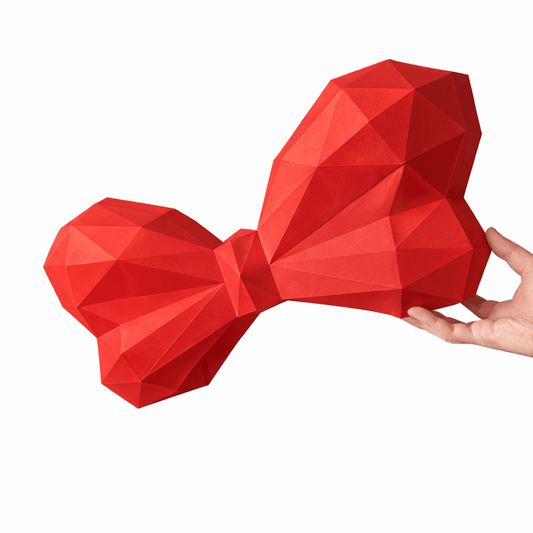 Giant Bow Headpiece Papercraft Huge Party Prop DIY Wearable PDF Template Download Printable Costume
