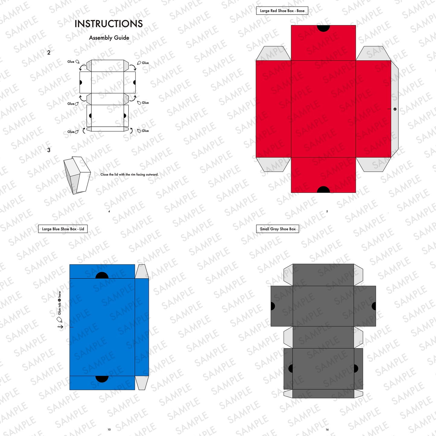 Printable Sneaker Favor Box Template | Mini Shoe Gift Boxes (Digital Download)