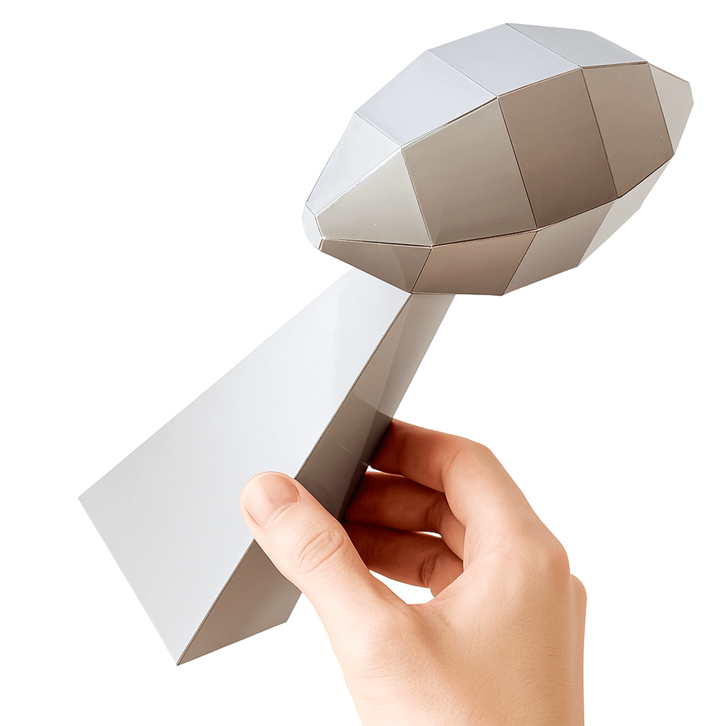 Football Trophy Papercraft | 3D Silver Award, DIY Sports Decor (PDF)