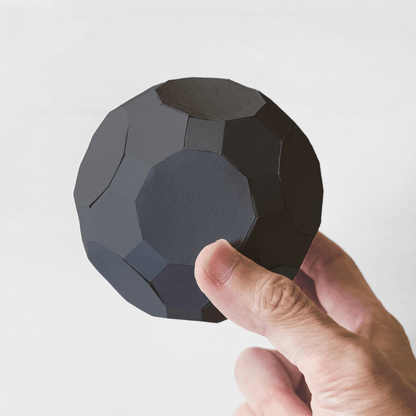 Archimedean Solids 3D Papercraft Kit – 13 Geometric Templates for Math & Decor