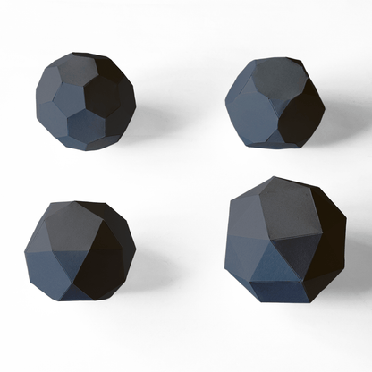 Archimedean Solids 3D Papercraft Kit – 13 Geometric Templates for Math & Decor