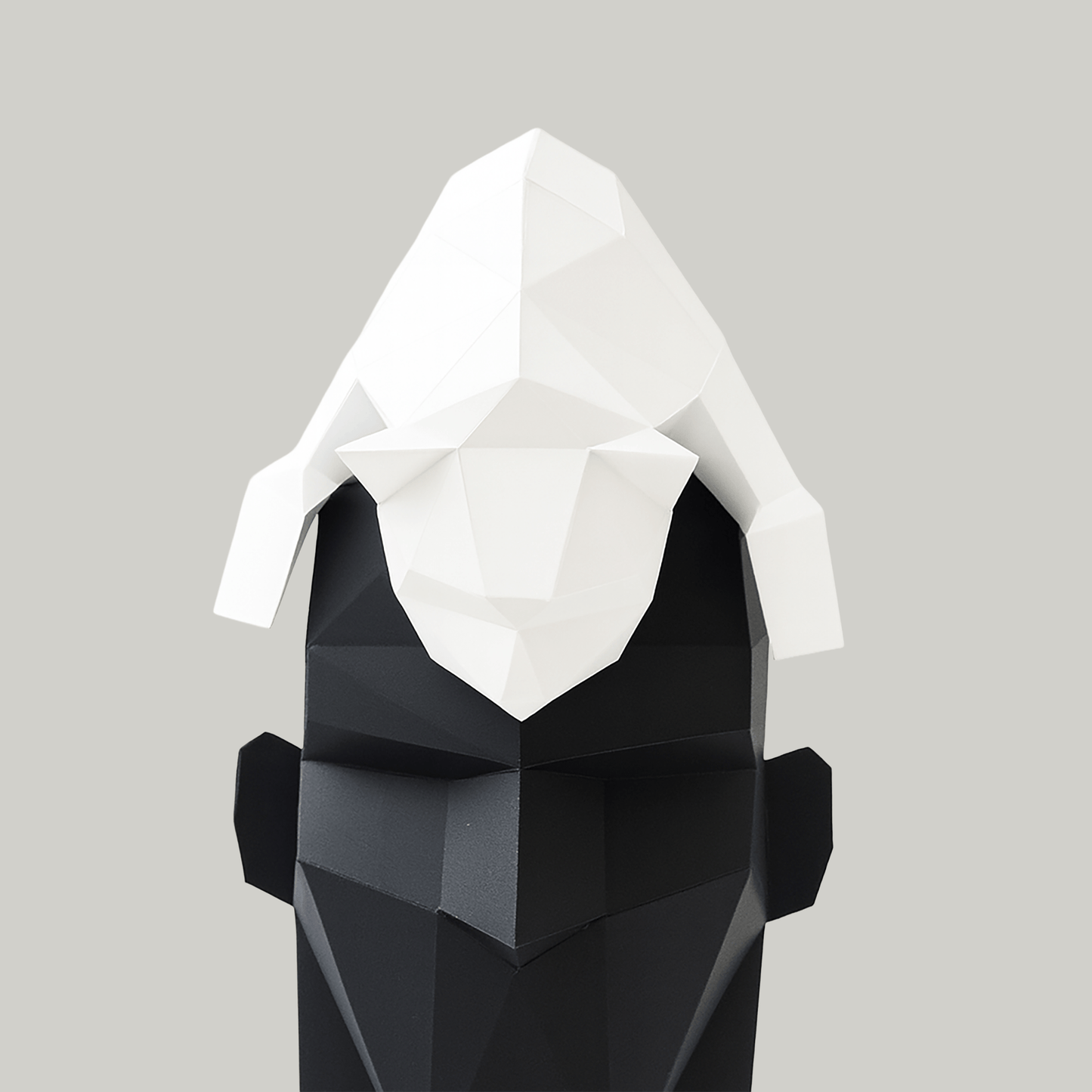 Cat Hat – Wearable Paper Cat Sculpture That Sits on Your Head