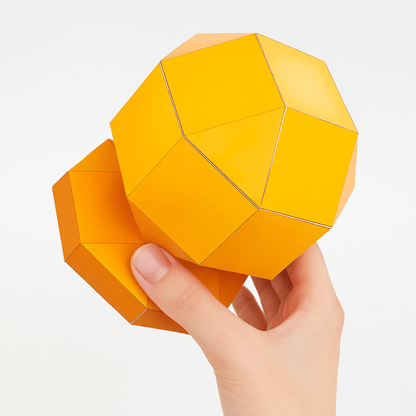 Low Poly Football Trophy Papercraft Set | DIY Sports Awards (PDF)