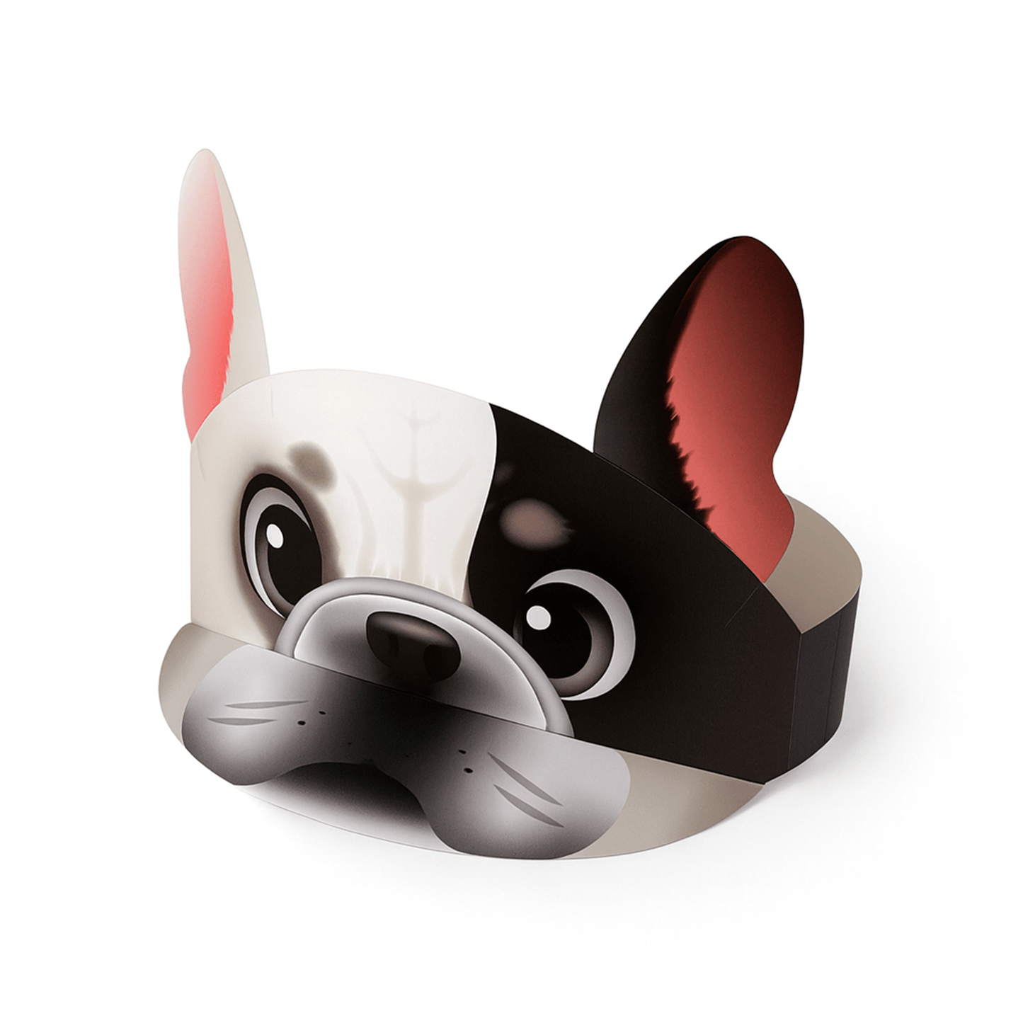 French Bulldog Paper Visors | Dog Birthday Party Photo Props (Digital Download)