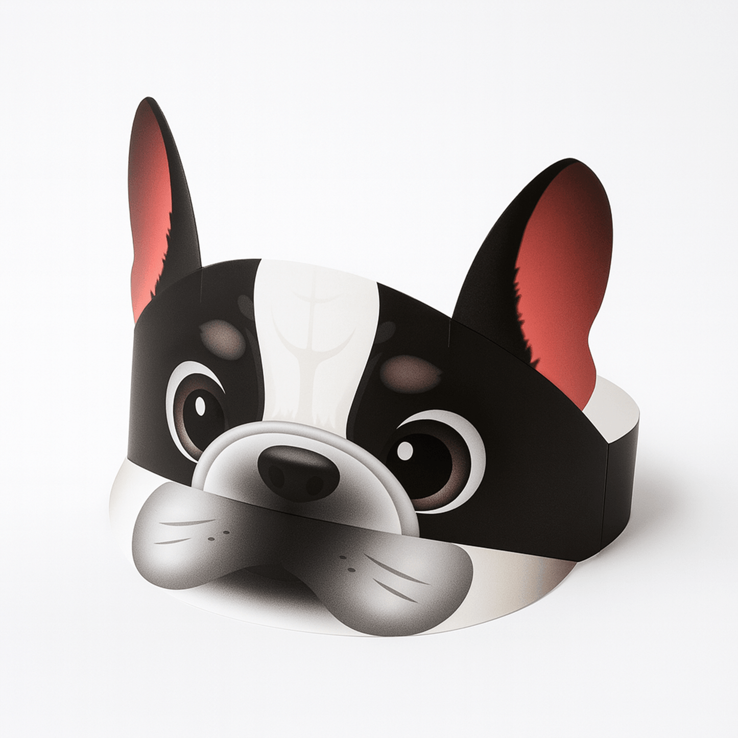 French Bulldog Paper Visors | Dog Birthday Party Photo Props (Digital Download)