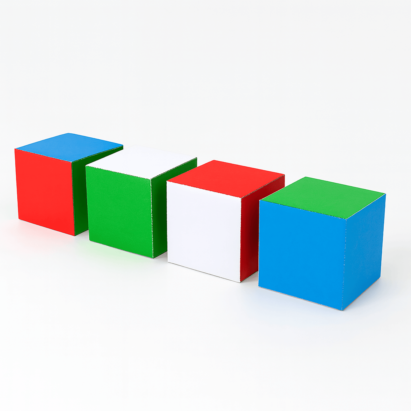 Printable Instant Insanity Puzzle | DIY Cube Brain Teaser (PDF)