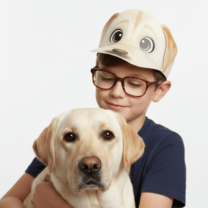 Labrador Retriever Paper Visors | Black, Yellow, Chocolate Dog Party Hats (Digital Download)