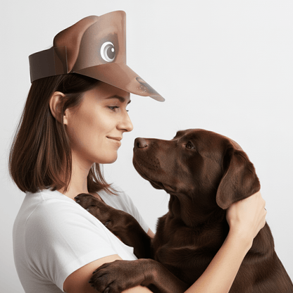 Labrador Retriever Paper Visors | Black, Yellow, Chocolate Dog Party Hats (Digital Download)