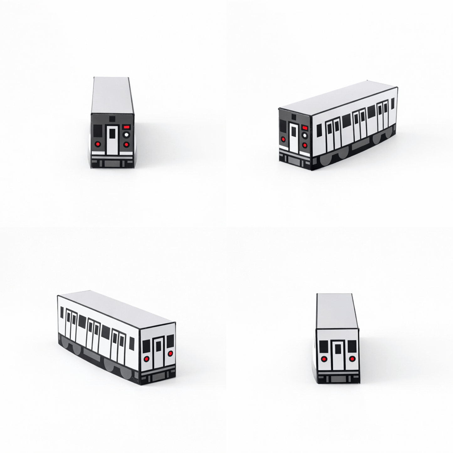 Printable Train Cars Papercraft | Kids DIY Activity (PDF)