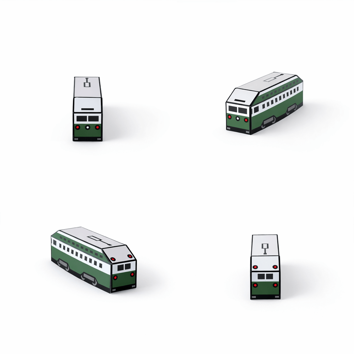 Printable Train Cars Papercraft | Kids DIY Activity (PDF)
