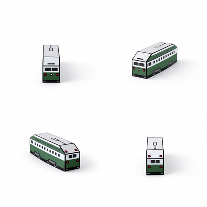Printable Train Cars Papercraft | Kids DIY Activity (PDF)