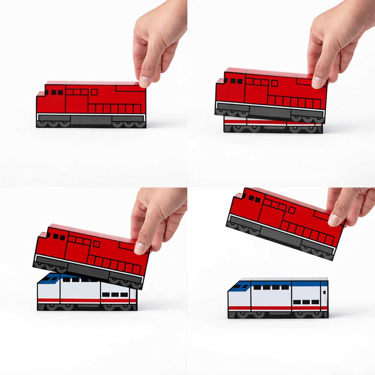 Printable Train Cars Papercraft | Kids DIY Activity (PDF)