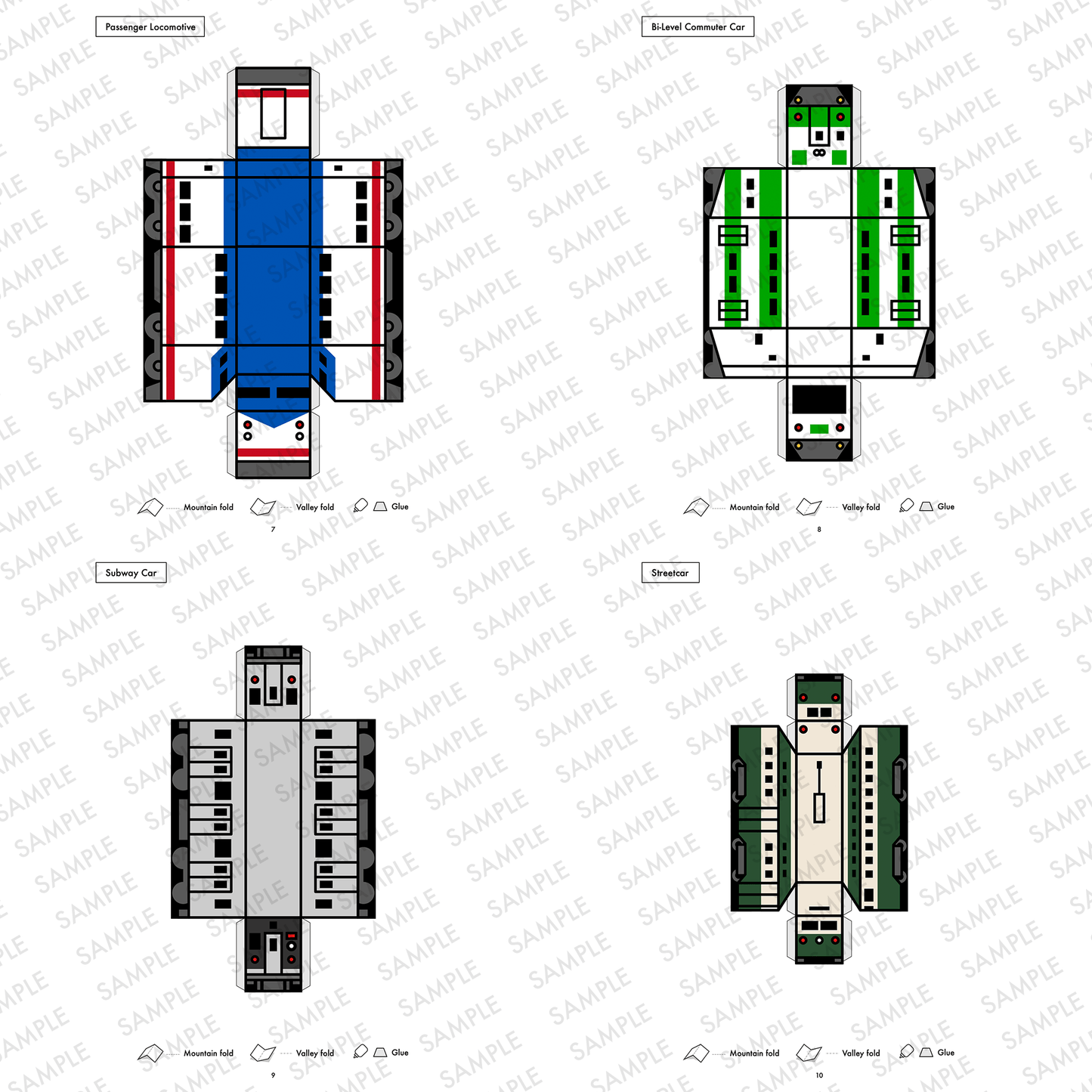 Printable Train Cars Papercraft | Kids DIY Activity (PDF)
