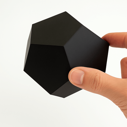 Platonic Solids 3D Papercraft Kit – Regular Polyhedron Origami Decor 5 Templates(Digital Download PDF)