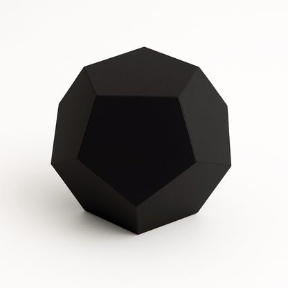 Platonic Solids 3D Papercraft Kit – Regular Polyhedron Origami Decor 5 Templates(Digital Download PDF)