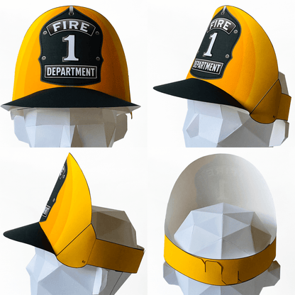Printable Paper Police, Firefighter, Pilot Hats | Pretend Play (PDF Download)