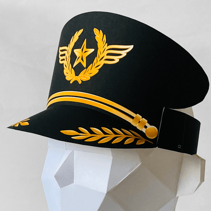 Printable Paper Police, Firefighter, Pilot Hats | Pretend Play (PDF Download)