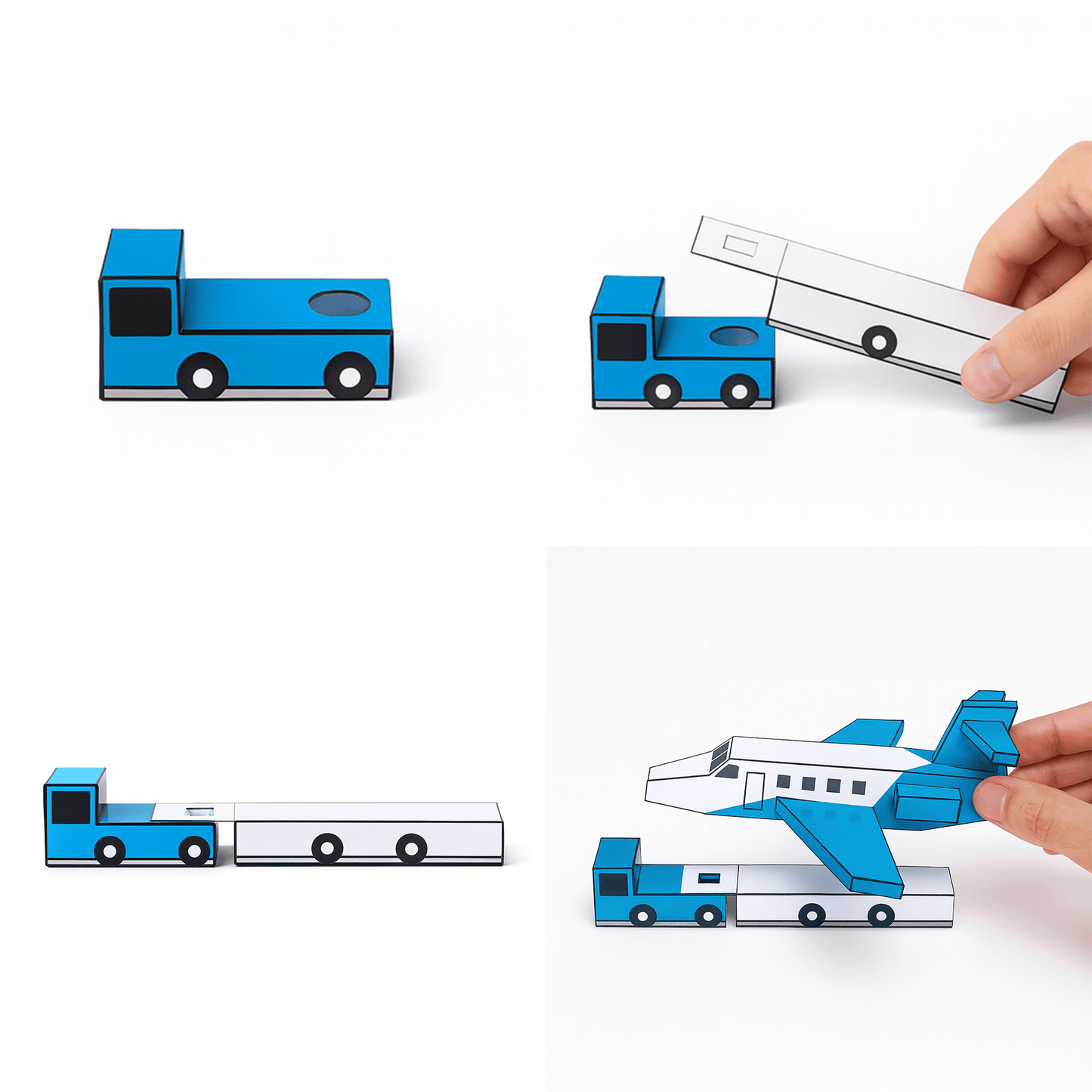 Private Jet Papercraft Set | Kids Craft Activity (Printable PDF)
