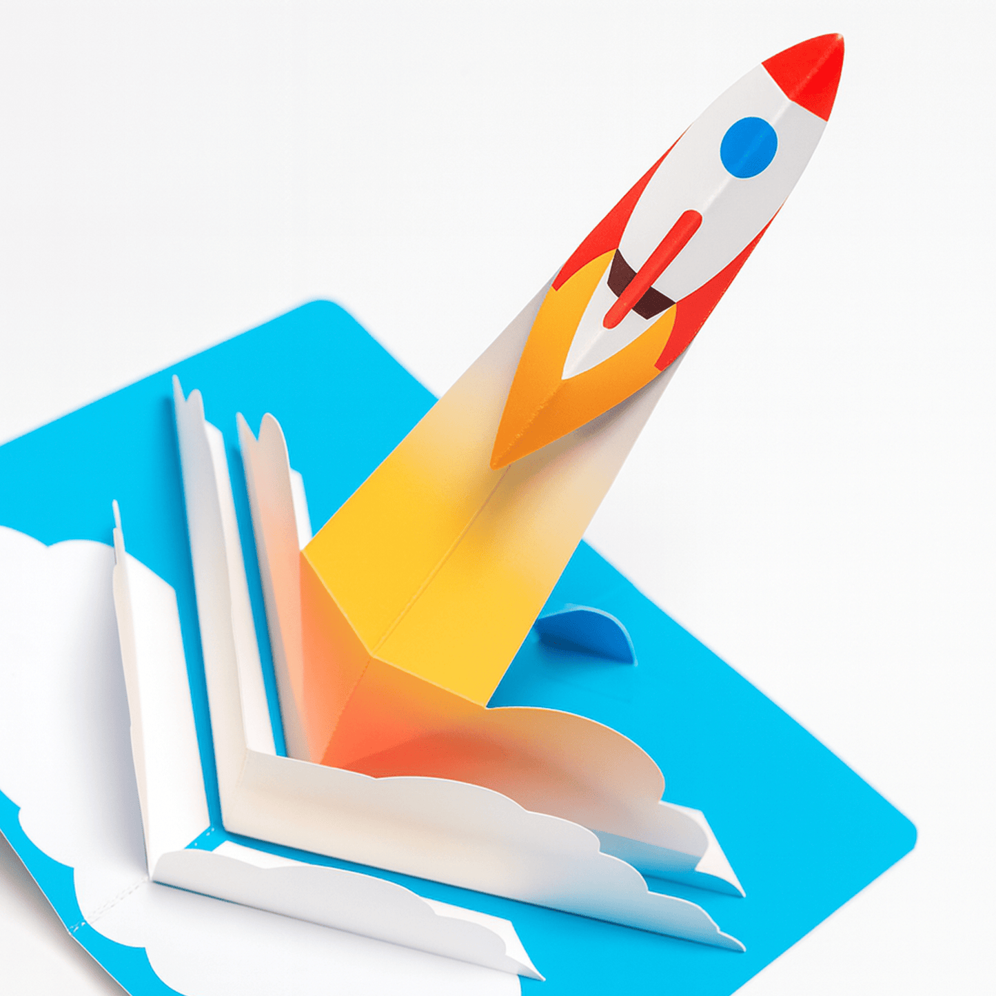 Rocket Pop-Up Birthday Card Printable, Space Craft (PDF Template)