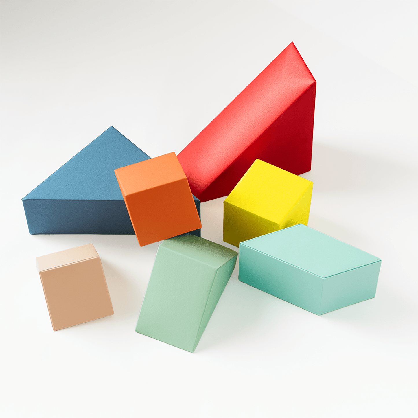 3D Tangram Paper Craft | Printable Geometric Puzzle (PDF)