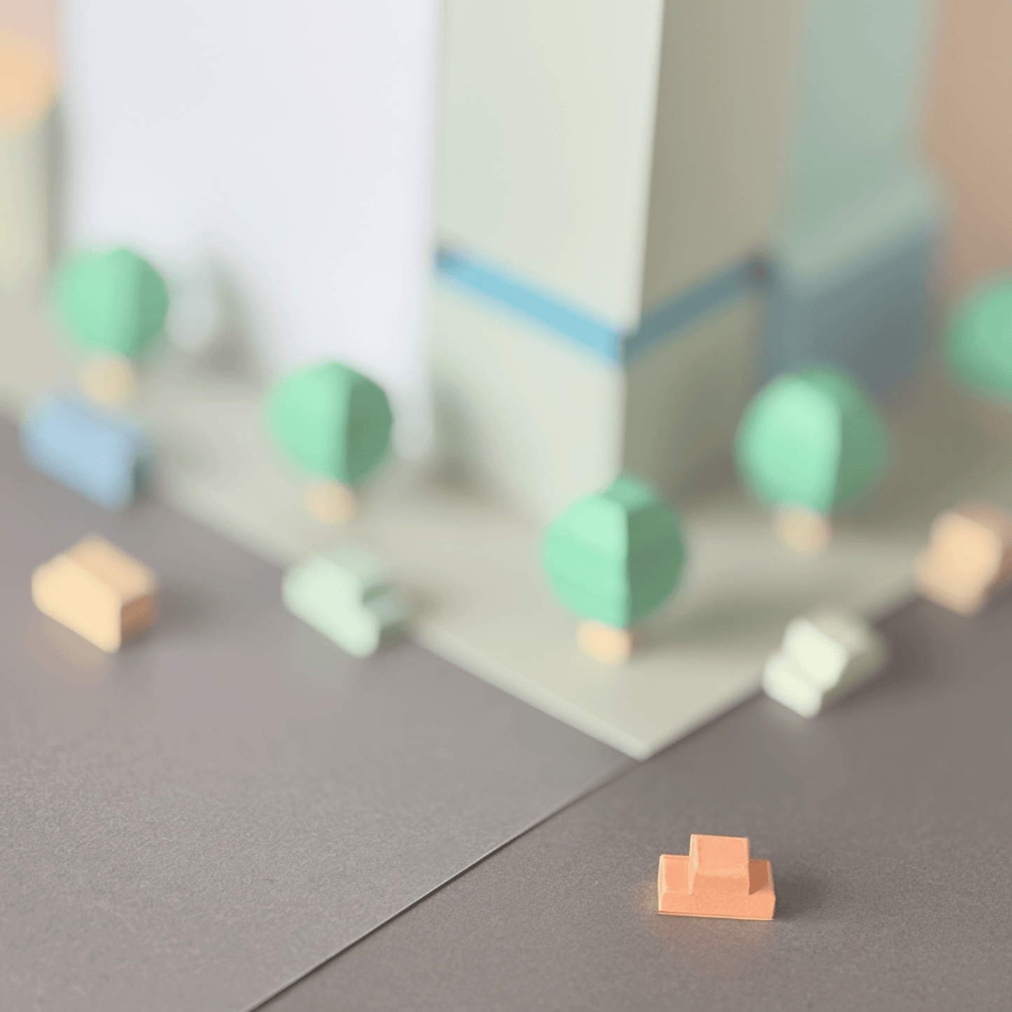 Tiny Downtown Papercraft • Build a City Diorama (Printable PDF)