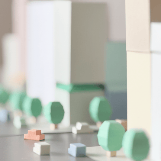 Tiny Downtown Papercraft • Build a City Diorama (Printable PDF)