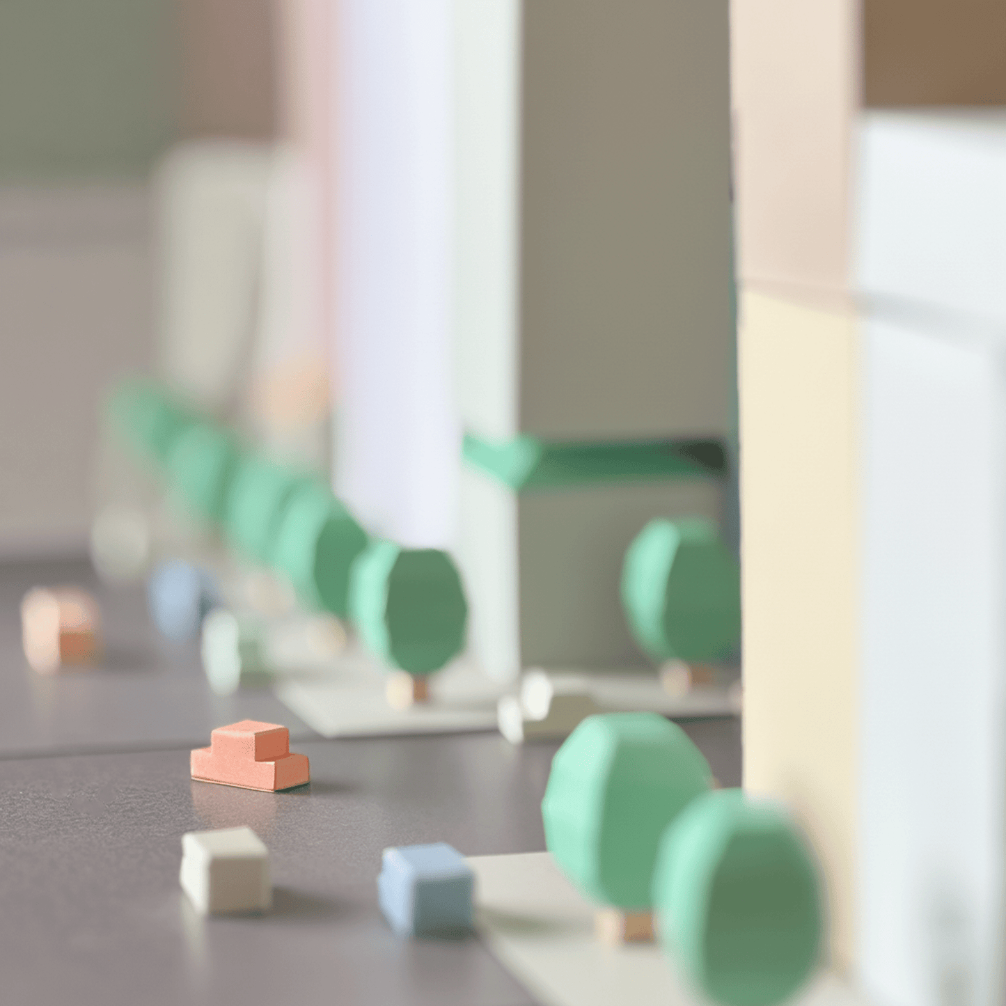 Tiny Downtown Papercraft • Build a City Diorama (Printable PDF)