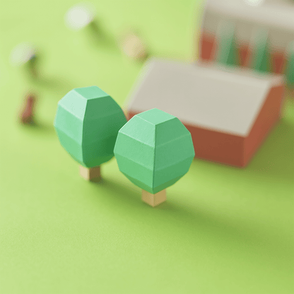 Printable Paper Farm Set • DIY Diorama Craft (PDF)