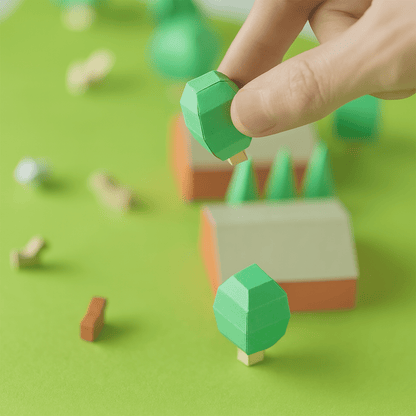 Printable Paper Farm Set • DIY Diorama Craft (PDF)