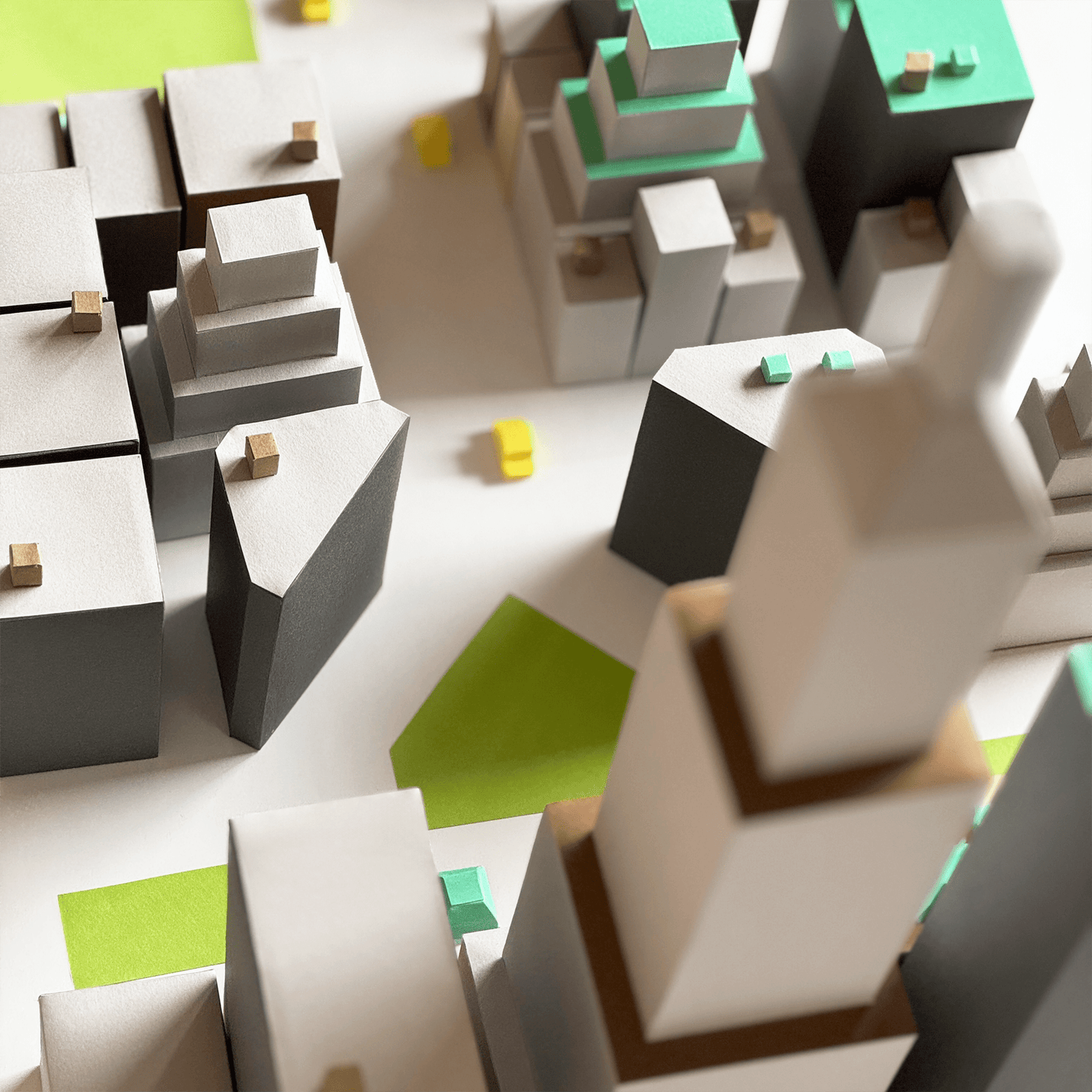 Printable Paper Cityscape • DIY Papercraft Diorama (PDF)