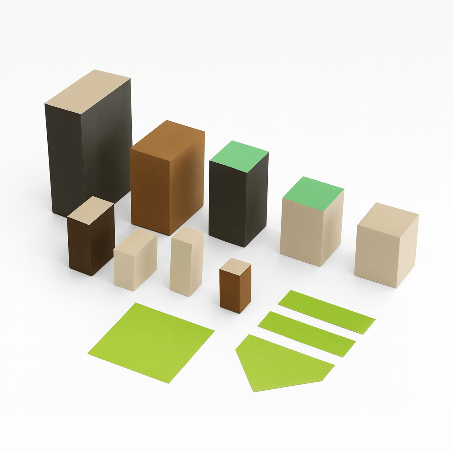 Printable Paper Cityscape • DIY Papercraft Diorama (PDF)
