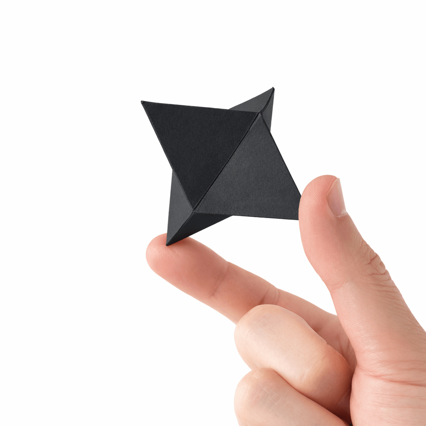 3D Star Polyhedron Papercraft Set Geometric Sculpture DIY Math Model Printable Template PDF Download