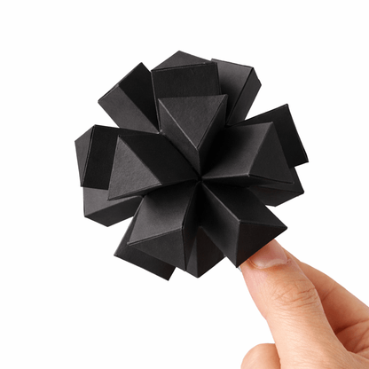 3D Geometric Paper Models Printable Template Set Modular Polyhedron Shapes DIY Craft Decor | Digital Download PDF