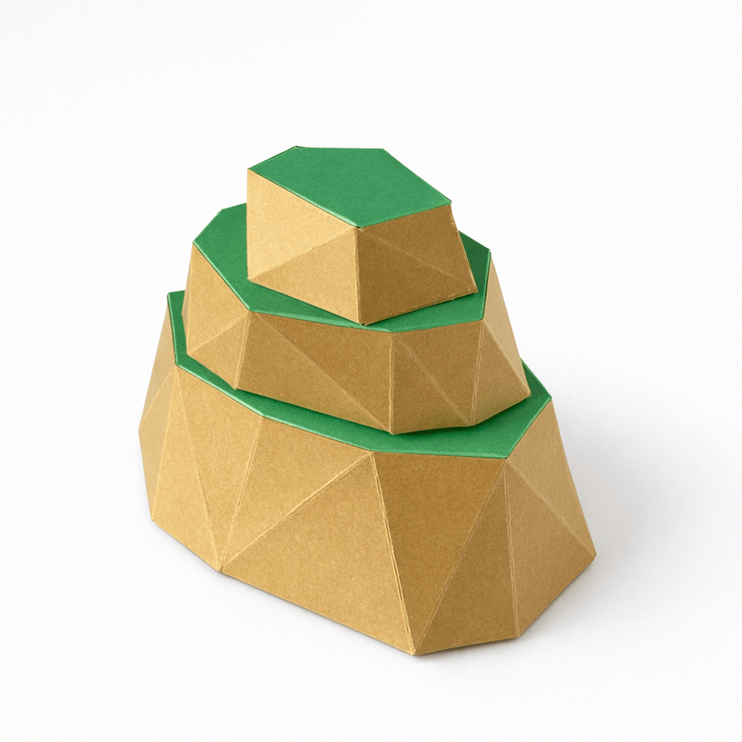 Printable Papercraft Terrain Set: Miniature Diorama, Kids Craft (PDF Pattern