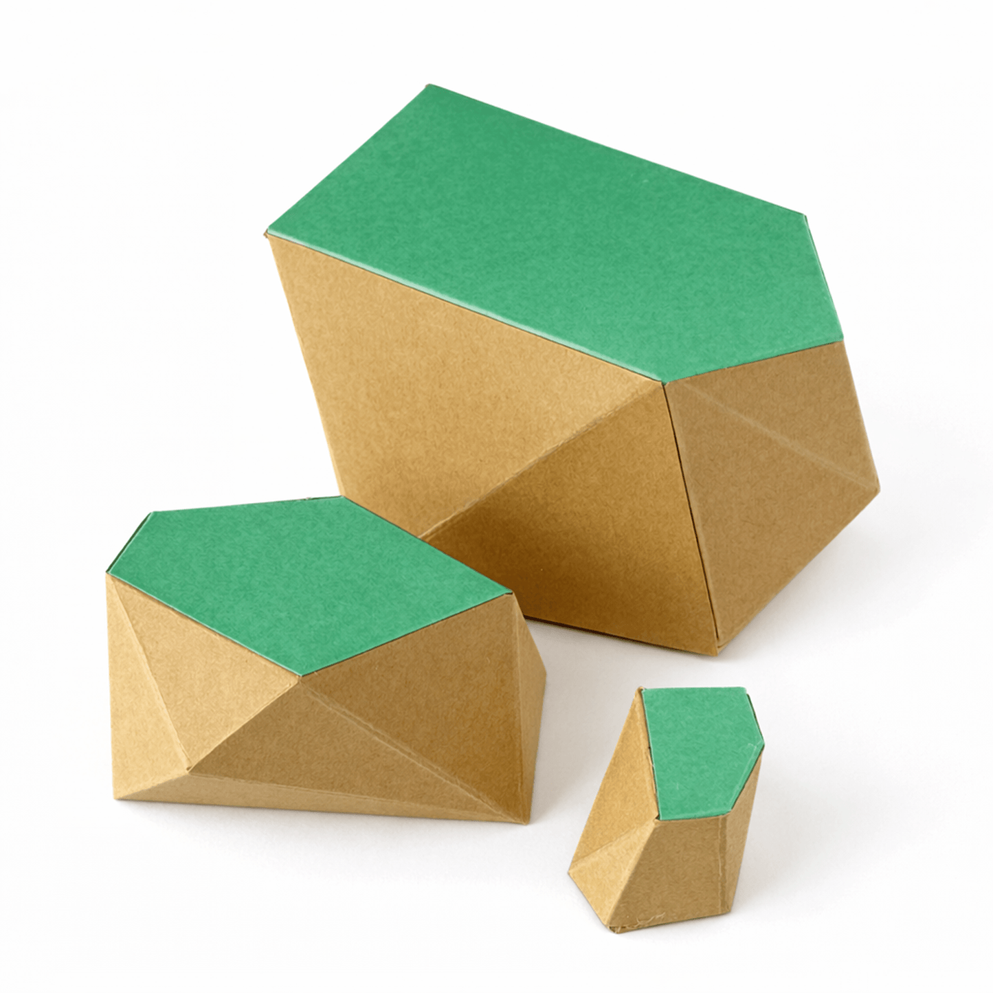 Printable Papercraft Terrain Set: Miniature Diorama, Kids Craft (PDF Pattern