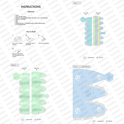 Easter Egg Favor Boxes | Papercraft Candy Treat Templates (Digital Download PDF)