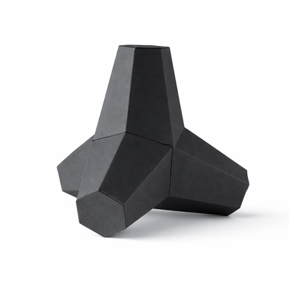 Tetrapod Papercraft Template | Minimal Wave Breaker DIY Model (Digital Download)
