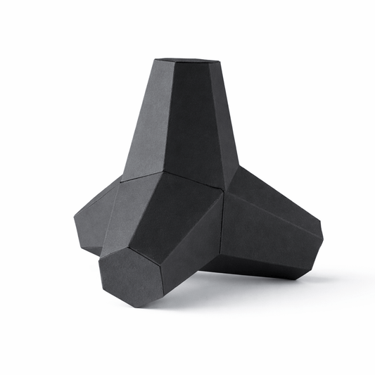 Tetrapod Papercraft Template | Minimal Wave Breaker DIY Model (Digital Download)