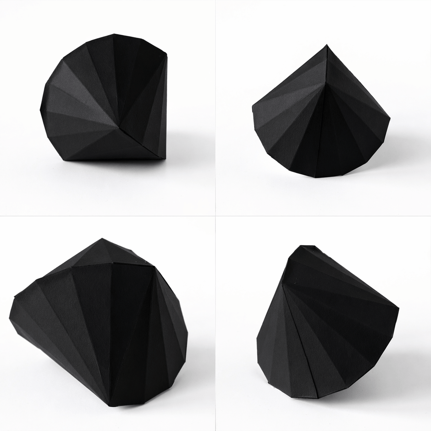 Sphericon Papercraft Template, Printable PDF, Geometric Paper Sculpture, DIY Desk Decor | Digital Download