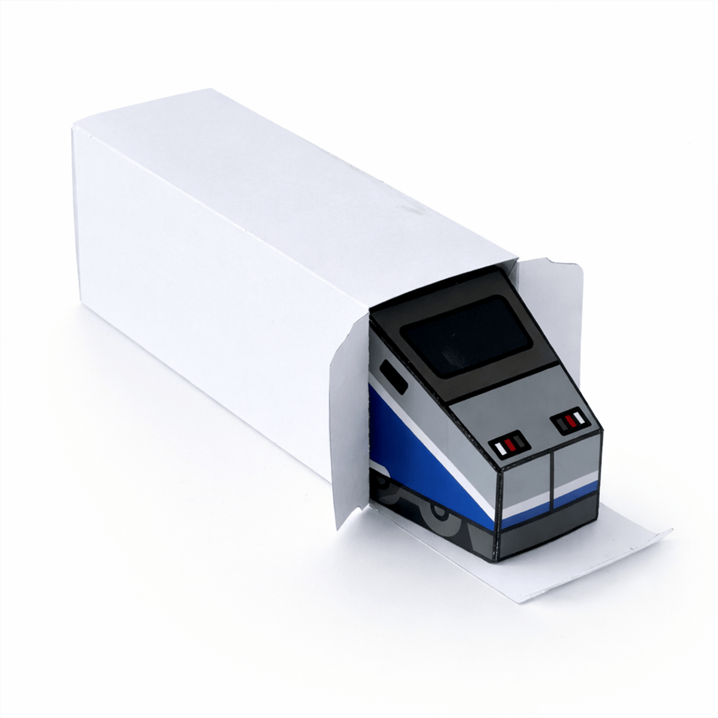 European High-Speed Train Papercraft Set | 5 Nesting Trains Printable PDF for Kids DIY Craft