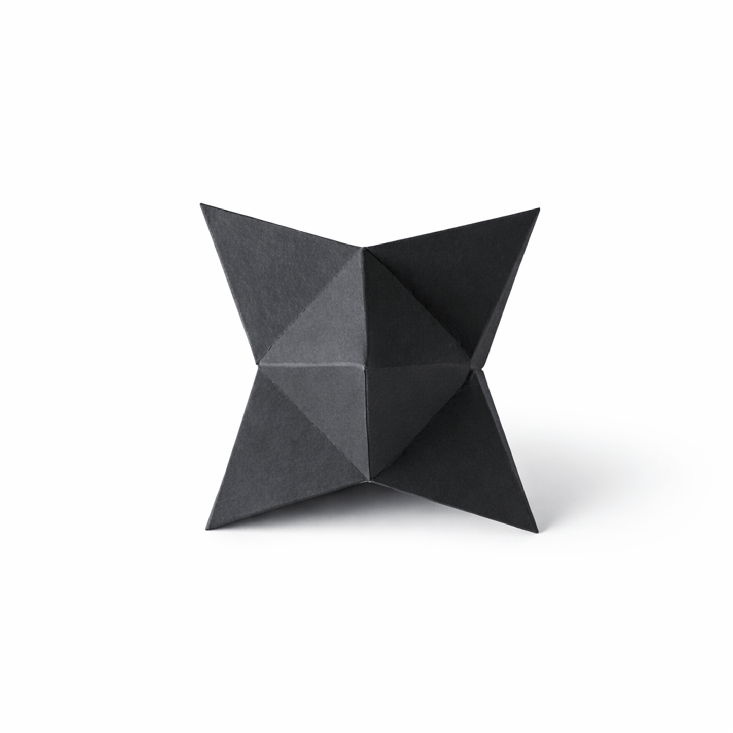 3D Star Polyhedron Papercraft Set Geometric Sculpture DIY Math Model Printable Template PDF Download