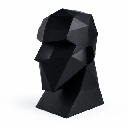 Polygonal Mannequin Head Papercraft – 3D DIY Display Stand (PDF Template)