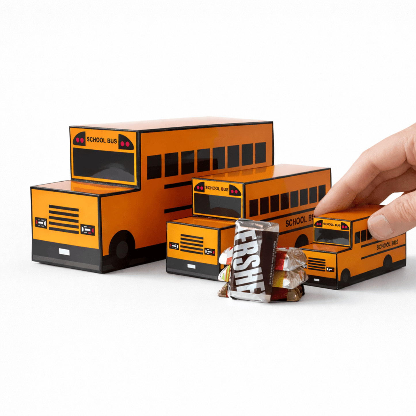 School Bus Favor Box Template | Printable Party Candy Holder (Digital Download)