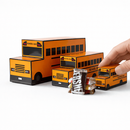 School Bus Favor Box Template | Printable Party Candy Holder (Digital Download)