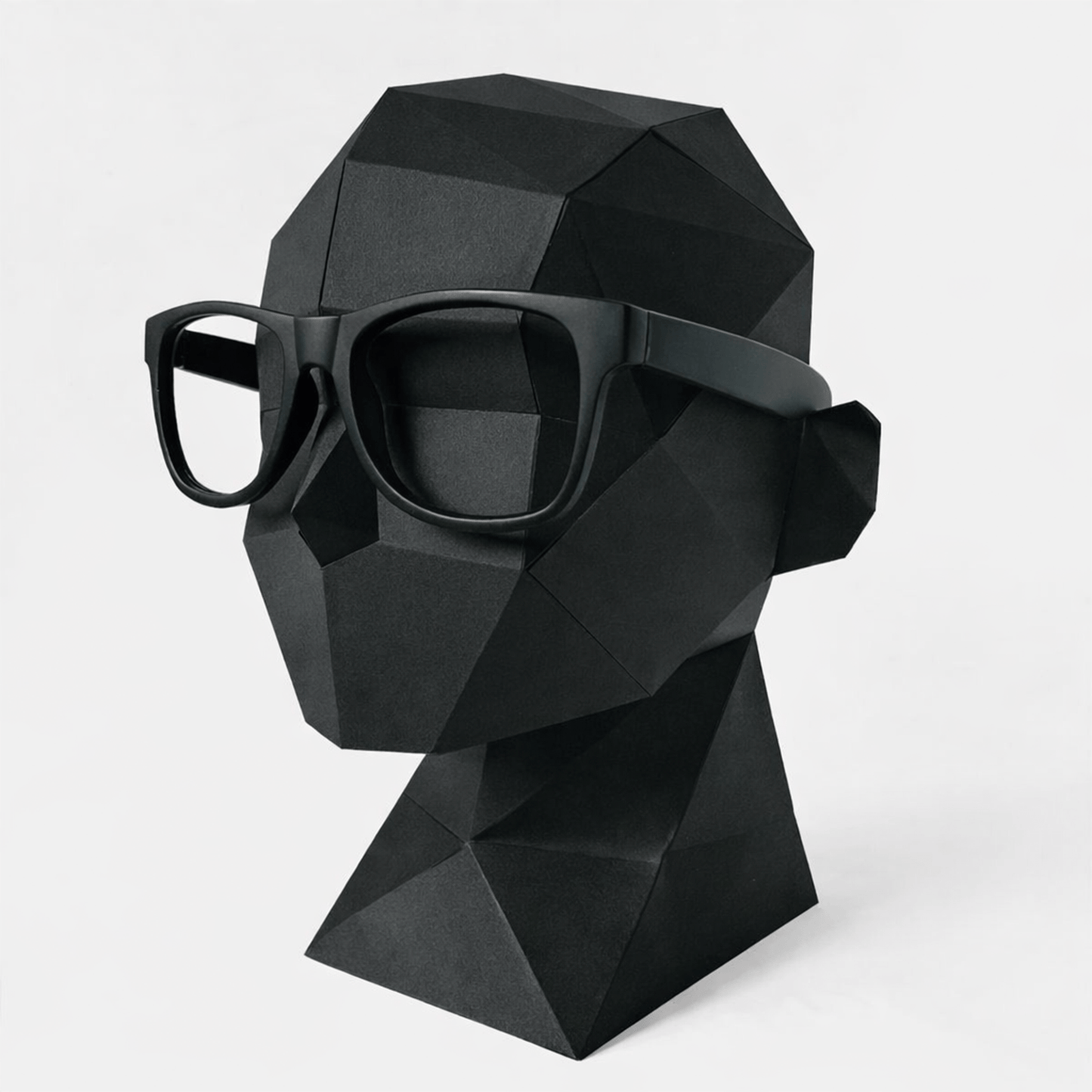 Printable Kids Mannequin Head - Low-Poly Display Stand (PDF Template)