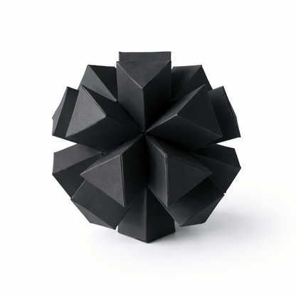 3D Geometric Paper Models Printable Template Set Modular Polyhedron Shapes DIY Craft Decor | Digital Download PDF