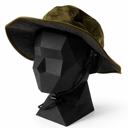 Printable Kids Mannequin Head - Low-Poly Display Stand (PDF Template)