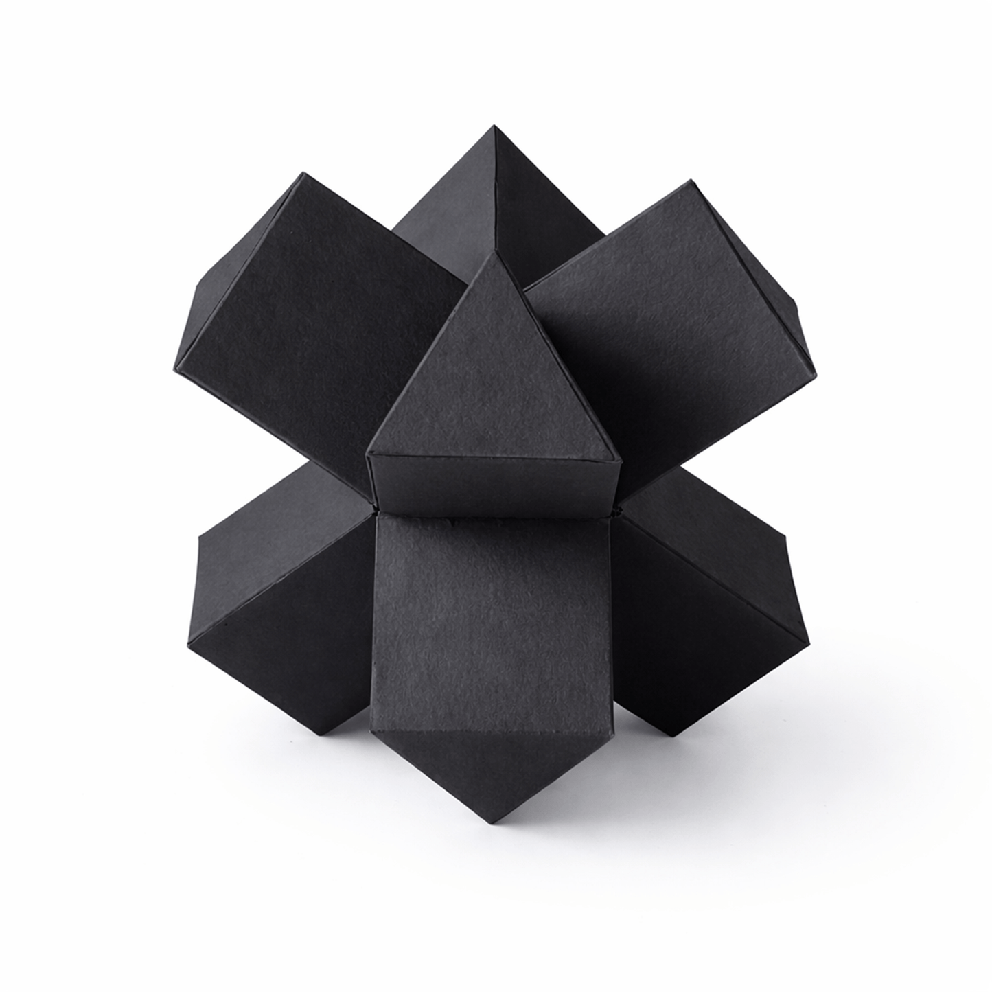 3D Geometric Paper Models Printable Template Set Modular Polyhedron Shapes DIY Craft Decor | Digital Download PDF
