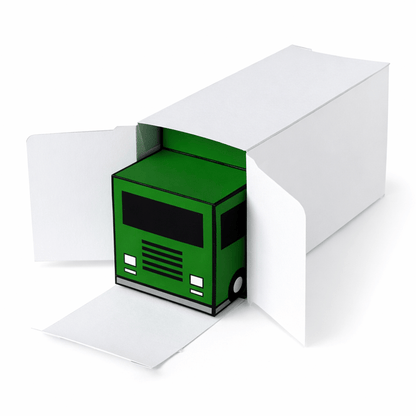 Trash Truck & Recycling Truck Papercraft Set, Dumpster, Recycling Bins, Storage Box, Printable PDF Template | Kids Craft Digital Playset DIY