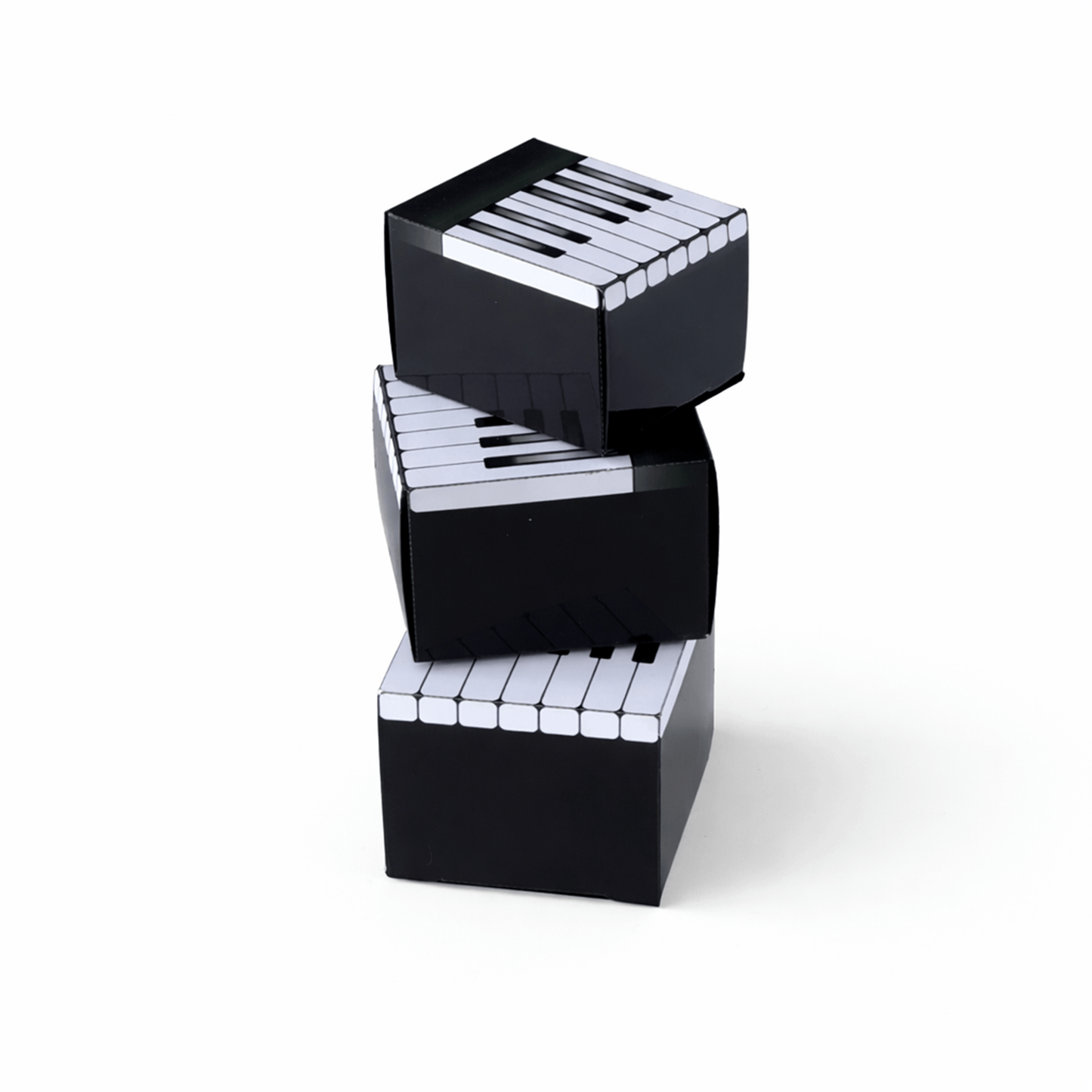 Piano Keyboard Treat Box PDF Download | Printable Music Party Papercraft Template
